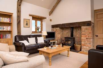 The toasty wood-burner makes this an ideal retreat for those winter breaks.