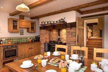 The kitchen/dining-room really is the heart of the home.