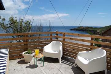 This little sun-trap is a great spot to enjoy an evening drink, barbecue or simply enjoy the view.
