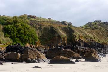 Mears beach at low tide.