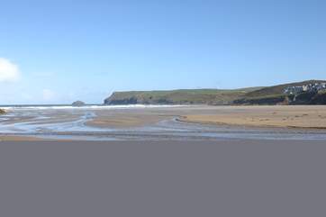 The beach at Polzeath is fabulous.