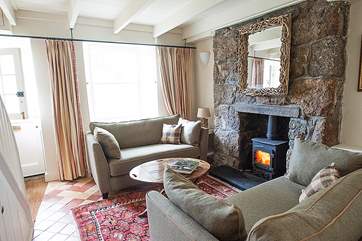 The cosy sitting-room.