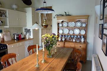 The kitchen/diner.