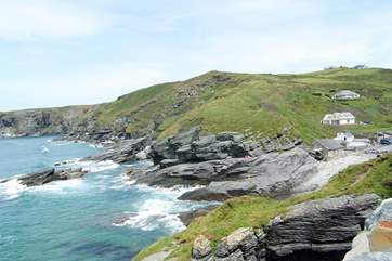 Trebarwith Strand.