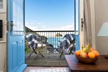 The balcony area is the perfect vantage point.