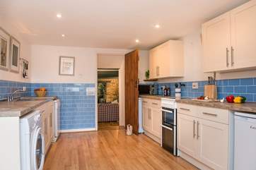 The kitchen is very spacious