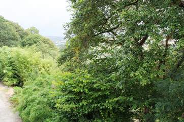 Looking towards the distant views (just visible even on a dismal day!)