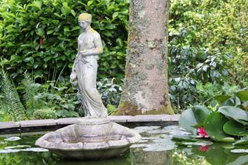 The beautiful grounds surrounding the farmhouse.