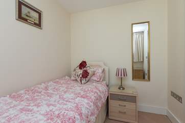 This is the single bedroom.