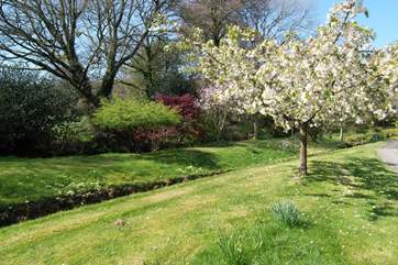 The gardens are stunning in the spring.