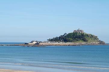 St Michael's Mount is seven miles away.