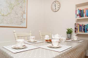 You can study a map of Dartmoor and plan your trips out whilst haivng a cup of tea.