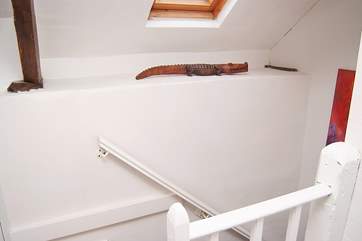 The top floor landing.