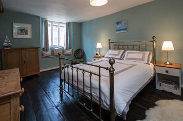 Bedroom 1 is so inviting. Located on the first floor this is the first double you encounter.