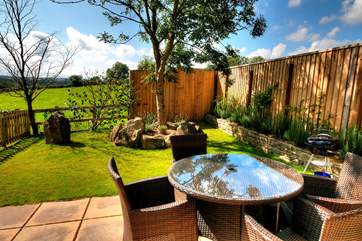 The countryside views from Whitsand's patio are fabulous.