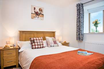 The pretty bedroom.