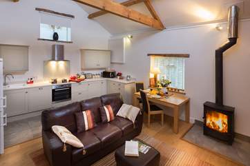 The well-equipped and designed kitchen makes this a real home-from-home.