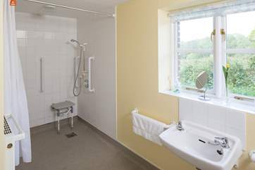The ground floor wet-room.