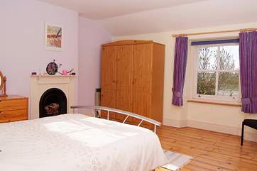Bedroom 2 also has views across the gardens and countryside. This is another really spacious room.