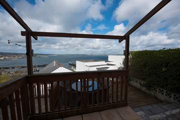The view from the terrace.