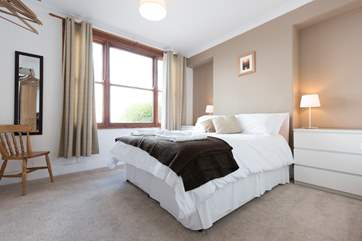 Sea views from the ground floor master bedroom.