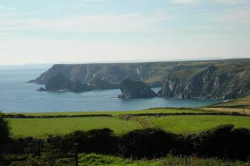 The spectacular view from most of the rooms in this wonderful house.