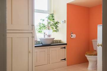 The ground floor cloakroom.
