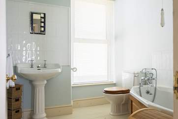 The family bathroom on the first floor.