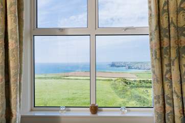 The view from the master bedroom.