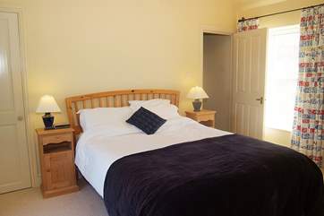 The comfortable and spacious double bedroom.