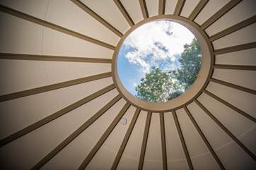 Many an hour can be spent gazing through the roof at the world above.