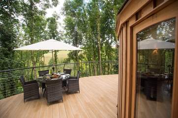 Dine whilst taking in the view.
