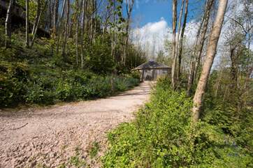 Follow the path to the ultimate in luxury glamping experience . . .