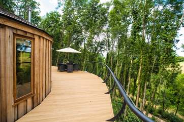 Your entrance deck to Pheasant.