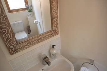 Also in the main yurt is a cloakroom.