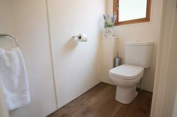 One of the WCs with wash-basin.