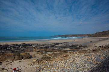 The gorgeous beach, the perfect sandcastle sand.