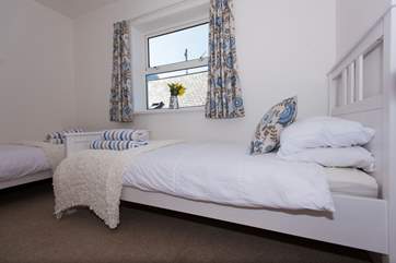 The twin bedroom.