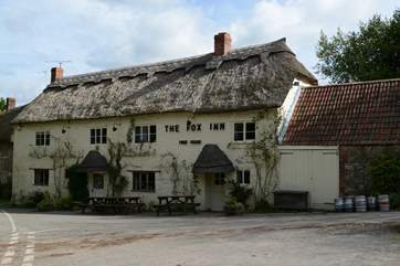 The Fox Inn, Corscombe, serves delicious food in a great atmoshpere.