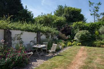 There are several ouside seating areas which allow you to follow the sun.