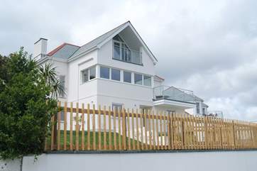 Skysail is in an elevated plot above road level.