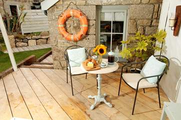 Enjoy al fresco living.