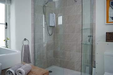 The modern shower-room.