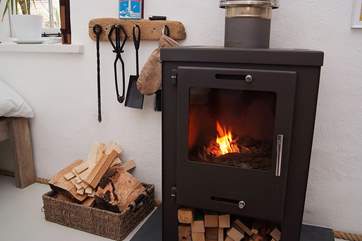A roaring wood-burner to keep you cosy and warm.
