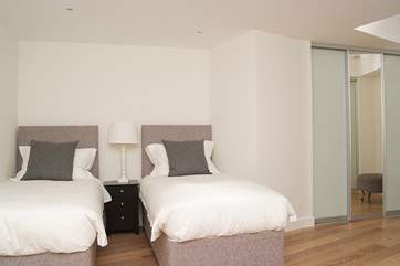 The twin bedroom.