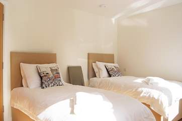 The twin bedroom.
