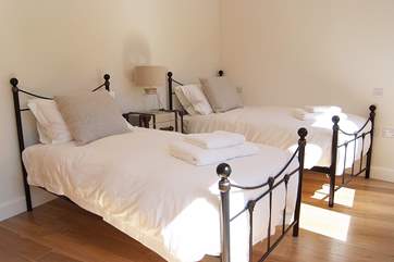 The light and sunny twin bedroom.