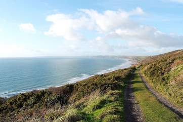 Coast walks along nearby Whitsand beach and cliffs.