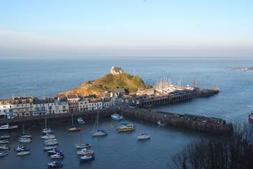 You can take a boat trip along the coast from Ilfracombe.