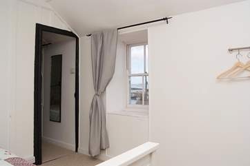 Walk through the single bedroom to access the double bedroom.
